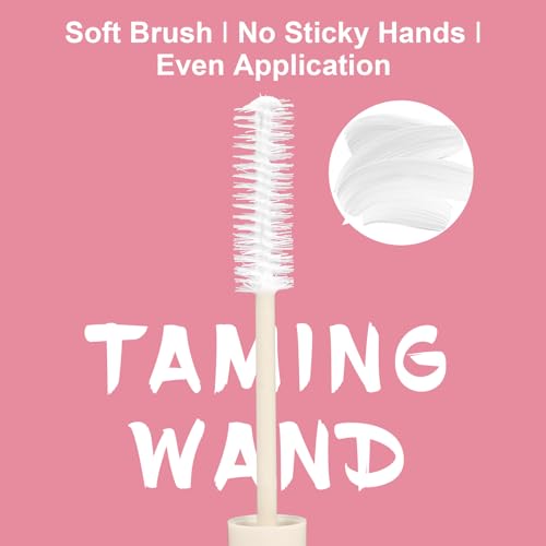 Hair Cactus Fruit 3-in-1 Hair Styling Cream & Flyaway Taming Wand – Sleek Finish, Frizz Control, Edge Smoothing & Hair Shine | Natural Oils Formula | Lightweight, Non-Greasy, Travel Size Styling Stick