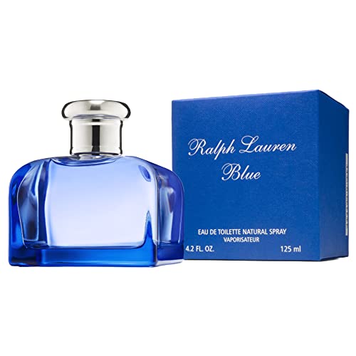 Ralph Lauren Blue Eau de Toilette - Aquatic Floral Perfume - 4.2 Fl Oz