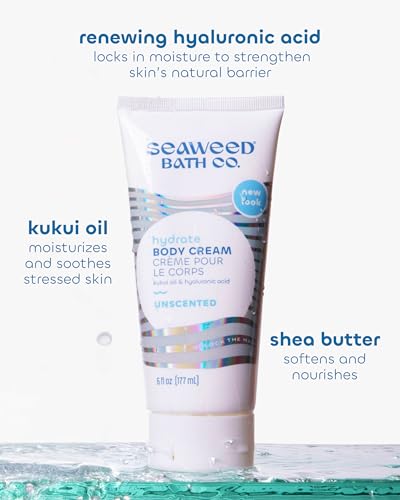 Seaweed Bath Co. Hydrate Body Cream, Unscented (6 oz)