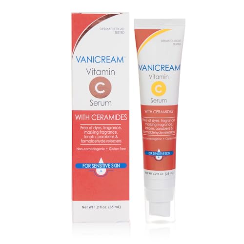 Vanicream Vitamin C Serum, 1.2 Fl Oz, Formulated without Common Irritants for Sensitive Skin, Milky and Lightweight, Boosts Glow, Dermatologist-Tested