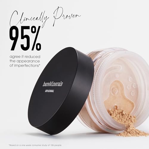 bareMinerals ORIGINAL Loose Powder Foundation, Medium Beige 12, 0.28 oz