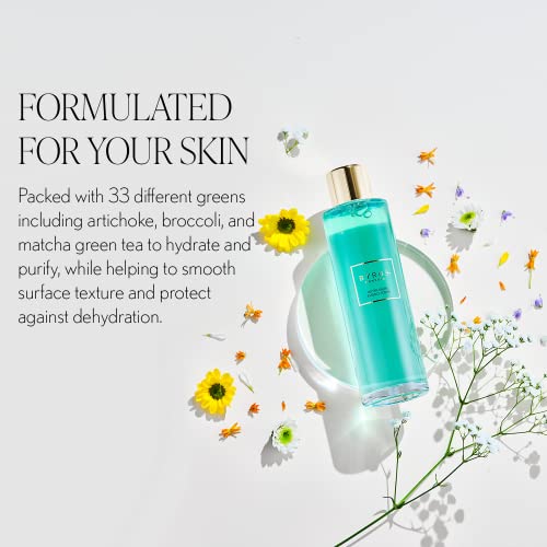 Byroe Bitter Green Essence Toner | Facial Toner with Hyaluronic Acid and Vegetable Extract | Hydrate, Purify, Smooth Texture, and Minimize Appearance of Pores | 150 ML