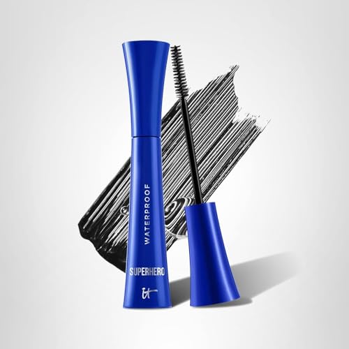 IT Cosmetics Superhero Volumizing Waterproof Black Mascara with Biotin