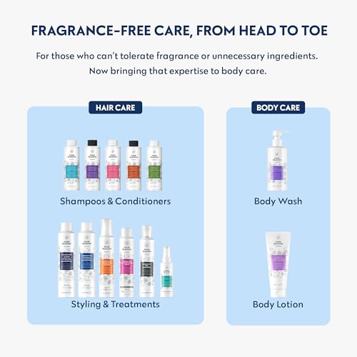 No nothing Repair Shampoo for Damaged Hair, Fragrance Free, 10.1 Fl Oz