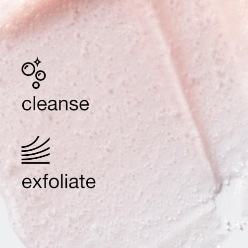 Clinique Moisture Surge Exfoliating Glow Cleanser with Aloe Bioferment and Hyaluronic Acid | Gentle Face Wash with Bamboo Beads for Smooth, Radiant Skin, 4.2 Fl Oz