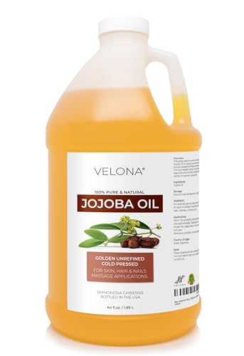 velona Jojoba Oil - 64 fl oz, Cold Pressed, Unrefined