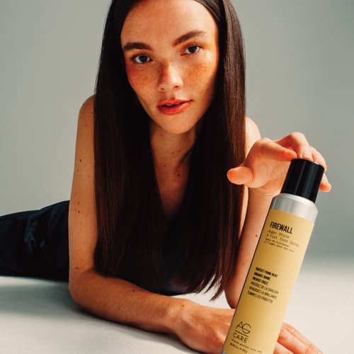 AG Care Firewall Argan Shine & Flat Iron Spray Heat Protectant and Maximum Shine Spray, 5 Oz