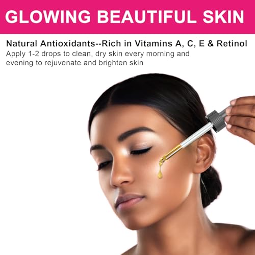 MMPANG Organic Rosehip Seed Oil for Face, USDA Certified, Cold Pressed
