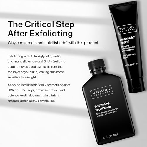 Revision Skincare Brightening Face Wash with AHA & BHA Exfoliants
