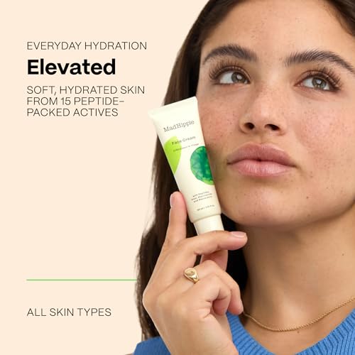Mad Hippie Face Cream – Age-Defying Face Moisturizer & Skin Tightening Cream with Niacinamide, Advanced Peptides & Argan Oil 1.02 Oz