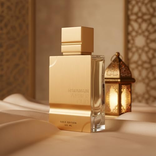 Al Haramain Amber Oud Gold Edition Eau De Parfum Spray 120ml (4 oz) - Unisex Arabian Perfume for Women & Men, Long-Lasting Amber Cologne with Refreshing & Sweet Fragrance