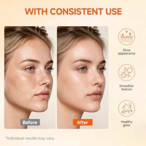 HONLINK Vitamin C Skincare Set for Women, 6-Step Face Care Routine