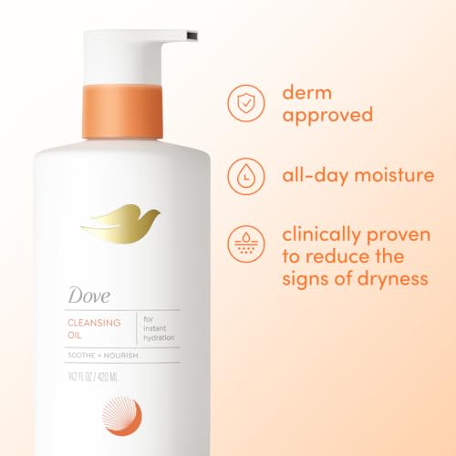 Dove Shower Body Oil Wash for Women, 14.2 oz