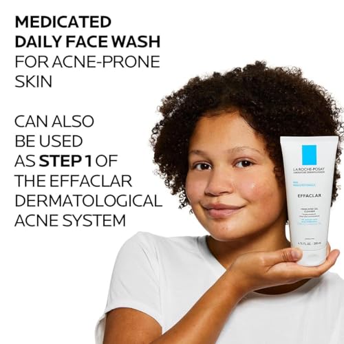 La Roche-Posay Effaclar Medicated Acne Face Wash with Salicylic Acid, 6.8oz