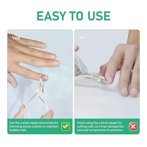 Professional Cuticle Trimmer & Nippers, Stainless Steel Nail Care Tool