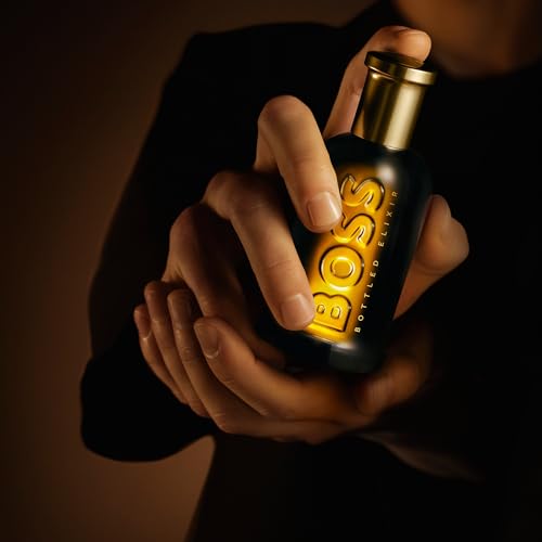 Hugo Boss Men's Boss Bottled Elixir Parfum - Notes of Vetiver, Patchouli and Cedarwood