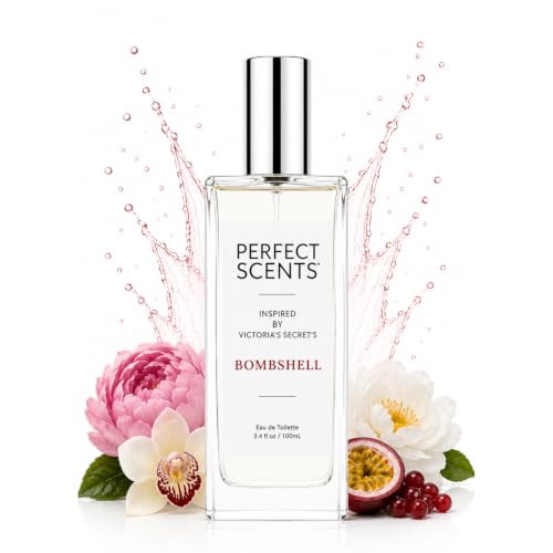 Instyle Fragrances, Inspired by Victoria's Secret's Bombshell, Women’s Eau de Toilette, CLEAN, Vegan, Paraben-Free, Never Tested on Animals, 3.4 Fluid Ounces