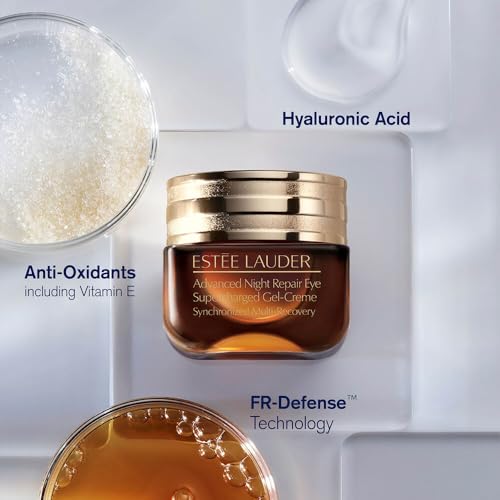 Estée Lauder Advanced Night Repair Eye Supercharged Gel-Cream Synchronized Multi-Recovery | Brightening Under Eye Cream for Dark Circles, 0.5 Fl Oz