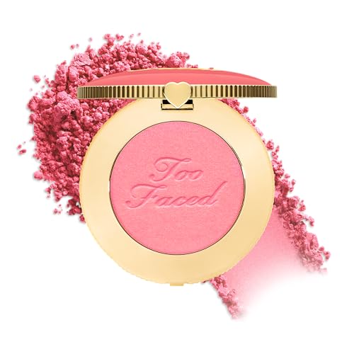 Too Faced Cloud Crush Blurring Blush | Velvety Powder Blush for Cheeks with High-Pigment Formula | 93% Naturally Derived Ingredients, Vegan & Cruelty-Free, Golden Hour, 0.17 Ounce