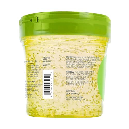 Eco Style Gel Olive Oil Styling - Adds Shine and Tames Split Ends - Delivers Moisture to Scalp - Nourishes And Repairs - Provides Weightless and Superior Hold - Ideal for all Hair - 8 oz