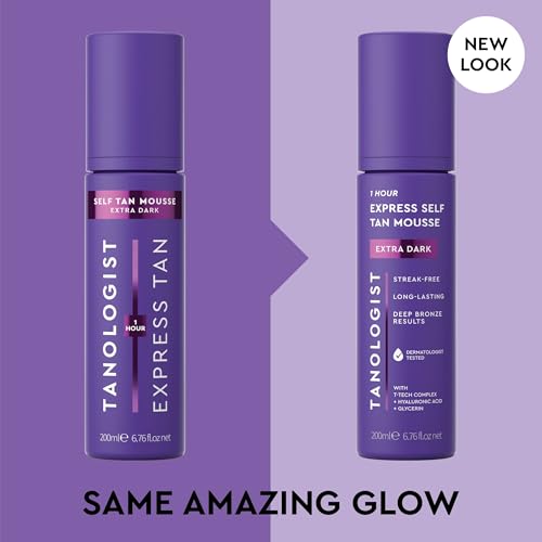 Tanologist Self Tanner Mousse, Extra Dark Self Tan Mousse, 6.76 Fl Oz