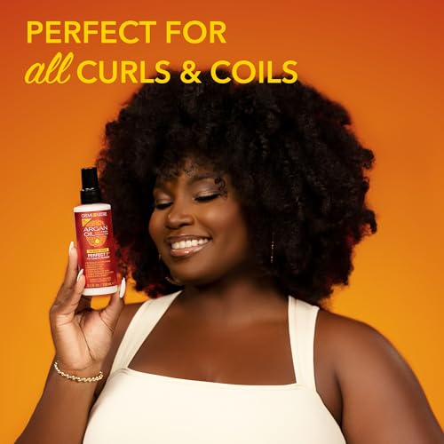 Creme of Nature Perfect 7™ Leave-In Treatment, 7-in-1 Spray For Frizz-Control, Protects From Heat and Detangles, Infused with Argan Oil, 5.1 fl oz