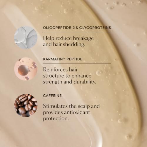 VEGAMOUR GRO Revitalizing Shampoo - Plant-Powered with Karmatin™ Peptide & Caffeine, Gently Cleanses, Builds Strength & Resilience, Vegan & Cruelty-Free