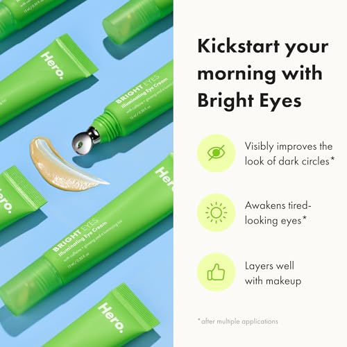 HERO COSMETICS Bright Eyes Illuminating Eye Cream, 0.5 Fl Oz