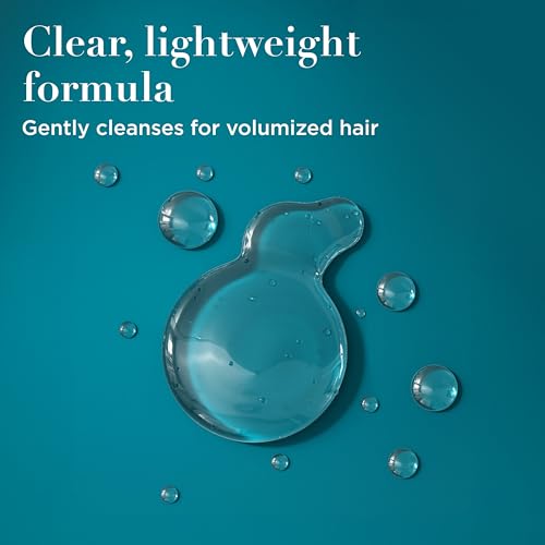 OGX Thick & Full + Biotin & Collagen Volumizing Shampoo, Nutrient-Infused Hair Shampoo with Vitamin B7 Biotin Gives Hair Volume & Body for 72+ Hours, Sulfate-Free Surfactants, 13 fl. oz