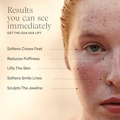 WILDLING Empress Stone Gua Sha Facial Stone I Facial Massage Stone to Lift, Plump, Tone + Sculpt I Patented Design Crafted with 100% Authentic Bian Stone