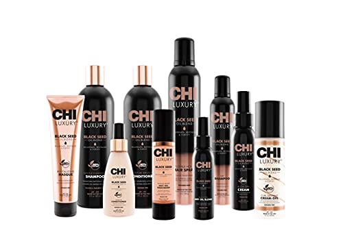 CHI Luxury Black Seed Oil Revitalizing Masque, Deep Conditioning Treatment Creates Soft, Healthy Hair, Sulfate, Paraben & Gluten-Free, 5 Fl Oz