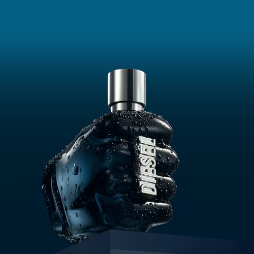 Diesel Only The Brave - Eau de Parfum Cologne for Men - Woody Leathery - With Notes of Mandarin, Clary Sage & Warm Suede Leather 1.1 Fl.Oz.