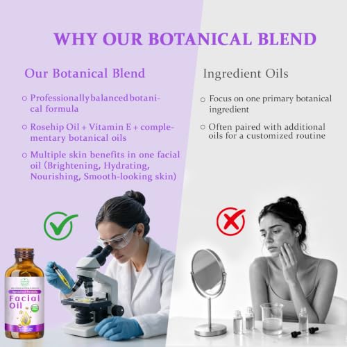 MMPANG Organic Face Oil with Rosehip Oil & Vitamin E Oil