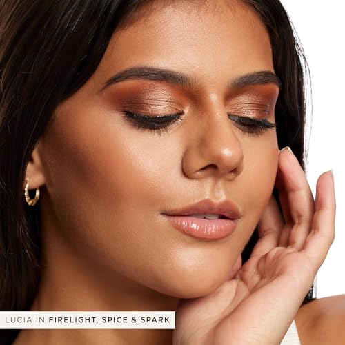 tarte tartelette toasted mini Amazonian clay palette – Eyeshadow Palette with Shimmer & Matte Bronze Neutrals, Longwear Pigment & Blendable Lightweight Formula, Cruelty-Free
