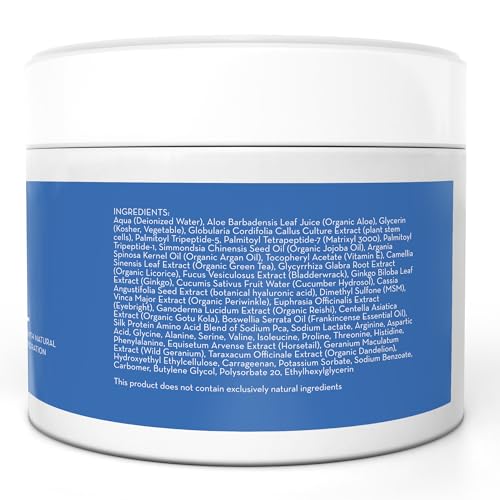 Eye Gel for Dark Circles, Puffiness & Wrinkles - Under Eye Cream, 1.7 oz