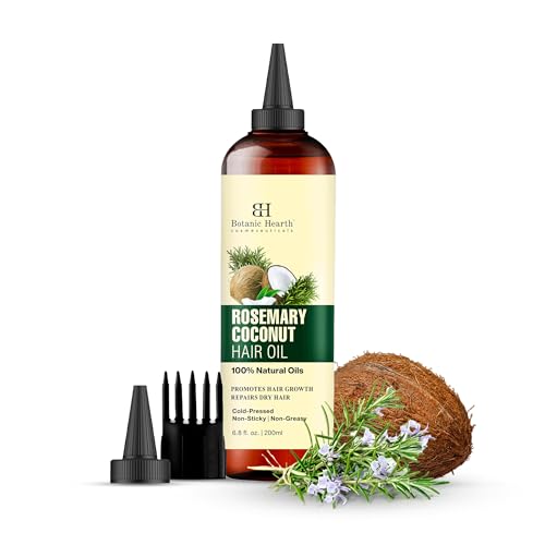 Botanic Hearth 100% Pure Rosemary Biotin Oil For Hair Growth - 6.7 Fl oz