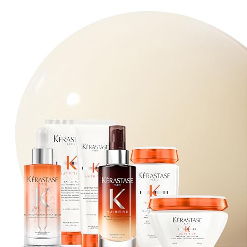 KÉRASTASE Nutritive Lait Vital Hydrating Conditioner, Adds Moisture, Shine and Nourishment, Smoothing and Softening with Plant-Based Proteins & Niacinamide for Fine to Medium Dry Hair