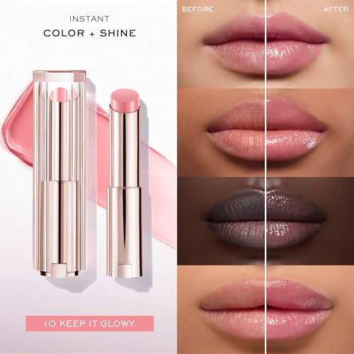Lancôme Lip Idôle Duo Gift Set,Tinted Lip Balm & Long Lasting Waterproof Liner, Buildable Color & Moisture, Creamy Matte Pencil Shapes & Contours, Formulated with Shea Butter, Jojoba Oil & Ceramides