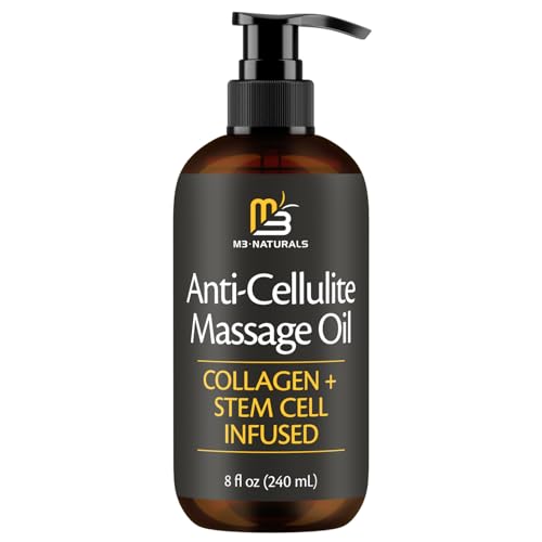 Firming Body Massage Oil with Collagen for Cellulite, 8 fl oz by M3