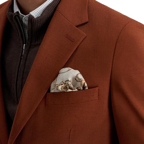 Haggar Mens JMH Premium Tailored Fit Sport Coat - 46 Regular Brick