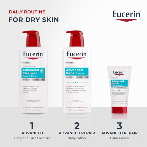 Eucerin Advanced Repair Lotion, Urea Enriched, 16.9 FL OZ