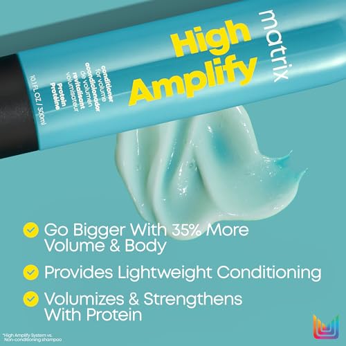 Matrix High Amplify Conditioner – For Fine Hair, 10.1 Fl Oz
