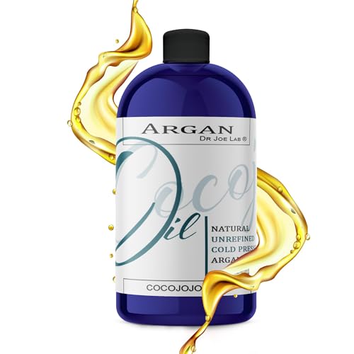 Argan Oil -Cold Pressed 16 oz 100% Pure Natural Extra Virgin Unrefined Grade-a Argan Moroccan Marrakesh Oil Moisturizer Hair Face Lips Body Scalp Skin Hair