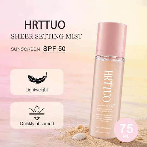 SPF Setting Spray for Face & Body - Sheer Sunscreen Mist SPF 50, Makeup-Friendly Setting Mist with Hydrating Glow, Reef-Safe & Non-Greasy for Beach, Wedding, Daily Wear (1)