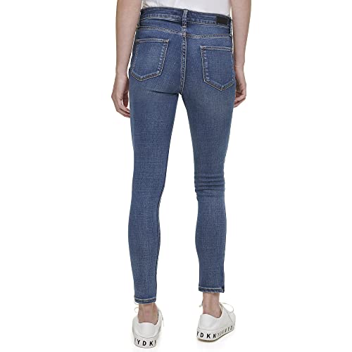 DKNY Women's Stretchy Skinny Jeans, DEEP INDIG, 28