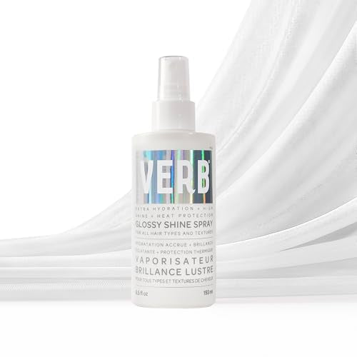 VERB Glossy Shine Spray, 6.5 fl oz | Glass Finish Heat Protectant