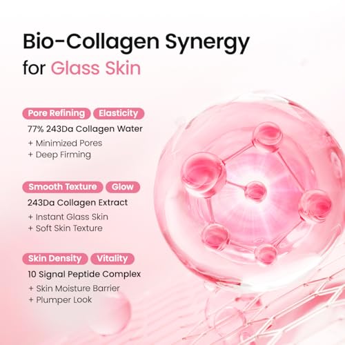 BIODANCE Collagen Peptides Jelly Serum Mist, Hydrating Face Mist, Plumping, Anti-Aging Face Spray, Sprayable Hydrogel, Travel Essentials & Self Care Gifts for Women, Korean Skin Care | 1.69 fl.oz