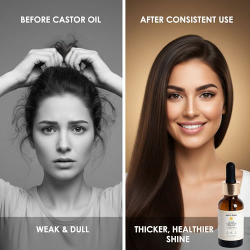Castor Oil Organic Hexane Free — USDA Certified Castor Oil for Hair (4OZ)