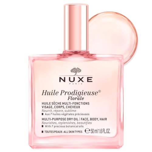 NUXE Huile Prodigieuse Floral French Body Oil for Skin & Hair, 1.6 Fl Oz