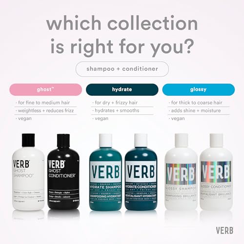 VERB Hydrate Conditioner, 12 oz | Detangle + Moisturize Dry Frizzy Hair